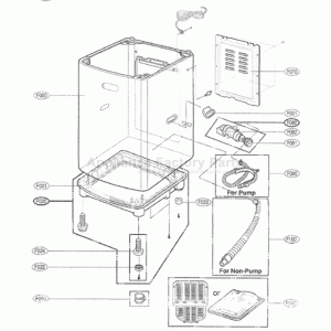 LG 5250FA1731N AC MOTOR ASSEMBLY