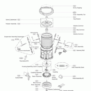 5301ER1001X LG Heater Assembly