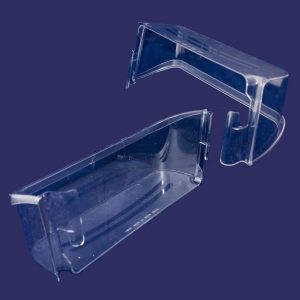 240323002 Frigidaire Refrigerator Bottom Door Shelf Bin, Clear