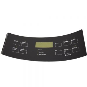 316419141 Frigidaire Range Control Board Overlay, Black