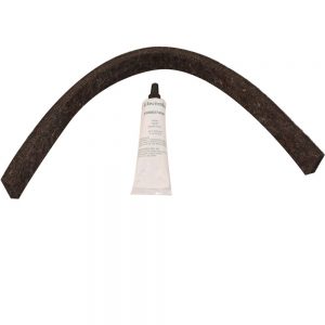 5303937182 Frigidaire Dryer Front Upper Felt Seal with Adhesive