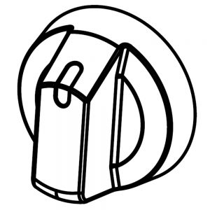 Samsung DG64-00473B KNOB;NX58J7750SG,ABS+PC,BLAC