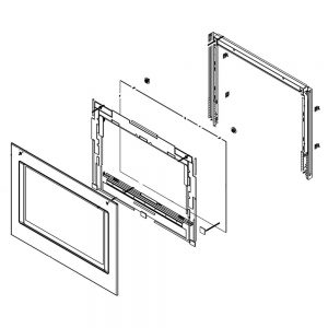 Whirlpool W10774423 GLASS-DOOR