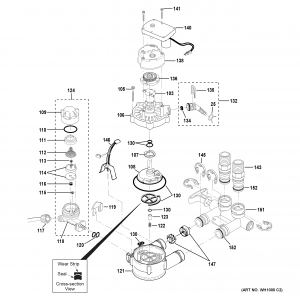 GE WS22X10064 DRAIN HOSE ADAPTER KIT