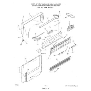 Dacor 113236 CAP DOOR GUIDE