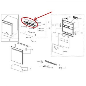 Dacor 113302 ASSY PANEL CONTROL