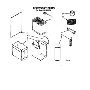 Dacor 72106 HOSE, INLET VALVE TO AIR BR