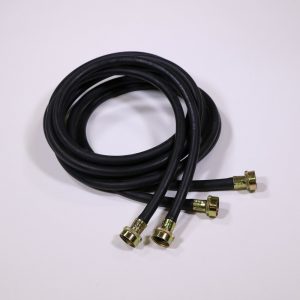 Whirlpool 8212656RP 10' BLACK RUBBER HOSE-2PK