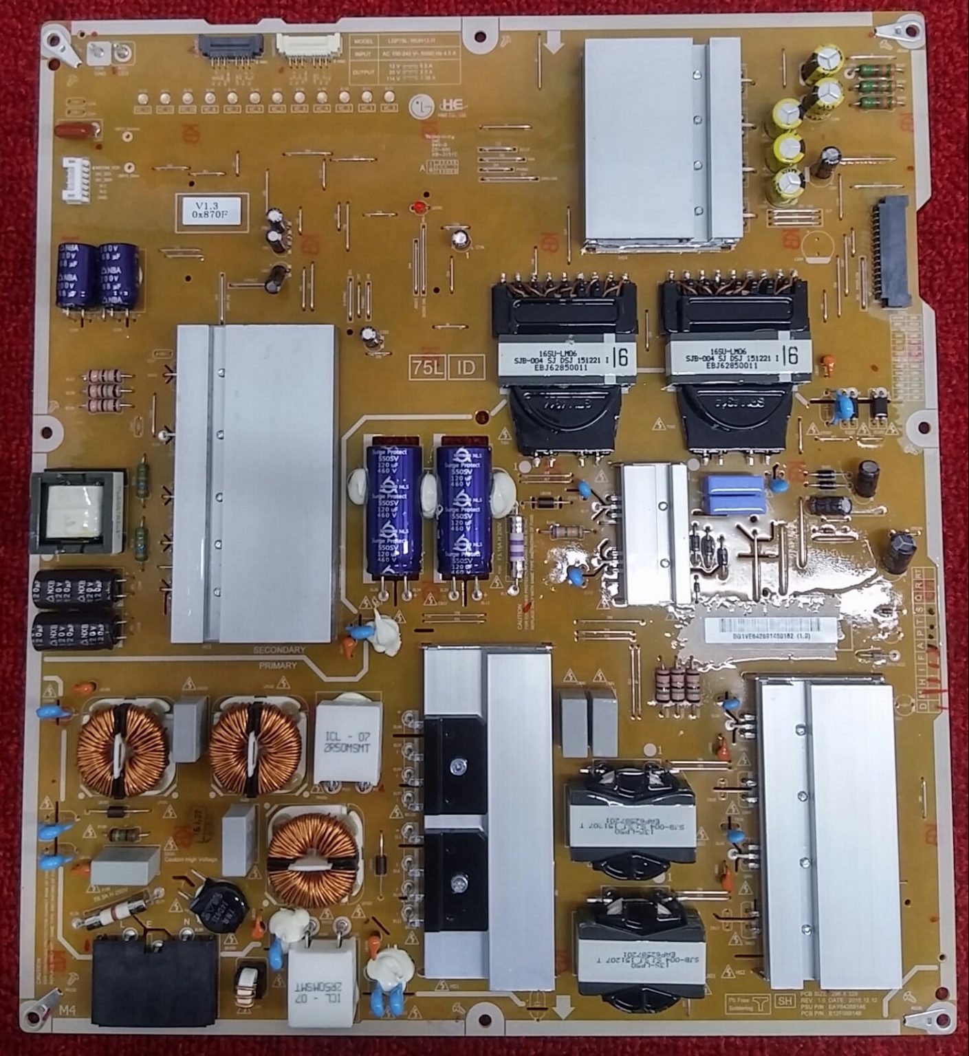 EAY64269146 LG Power Supply Board Assembly