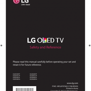 MFL69707602 LG Owners Manual
