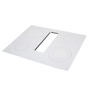 Whirlpool W10199500 GLASS ASSEMBLY,JES9800 ART