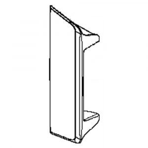Whirlpool W10272398 DOOR - HANDLE DRYER, MAY