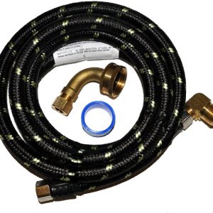 Whirlpool W10278636RC 6 FT BRAIDED HOSE W 3/8 & 3/