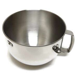 Whirlpool WPW10245251 6 Qt Polished S/S Bowl w/ Ergonomic Handle