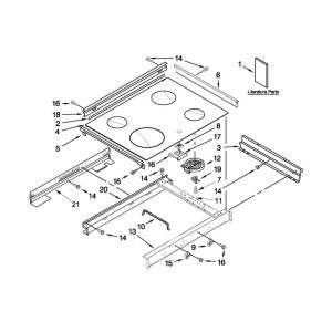 Whirlpool WPW10539072 COOKTOP
