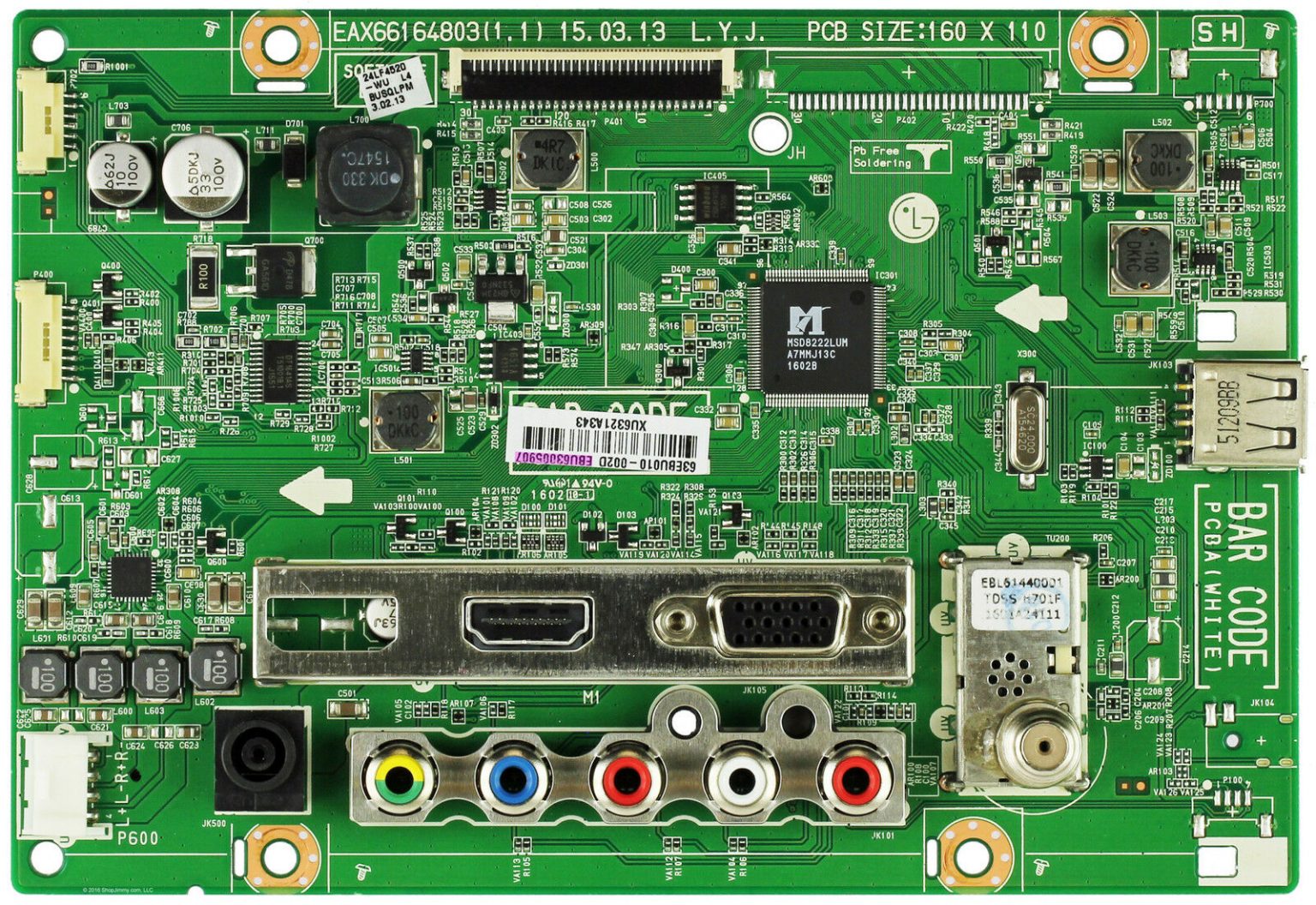 EBU63005907 LG BPR Total Assembly