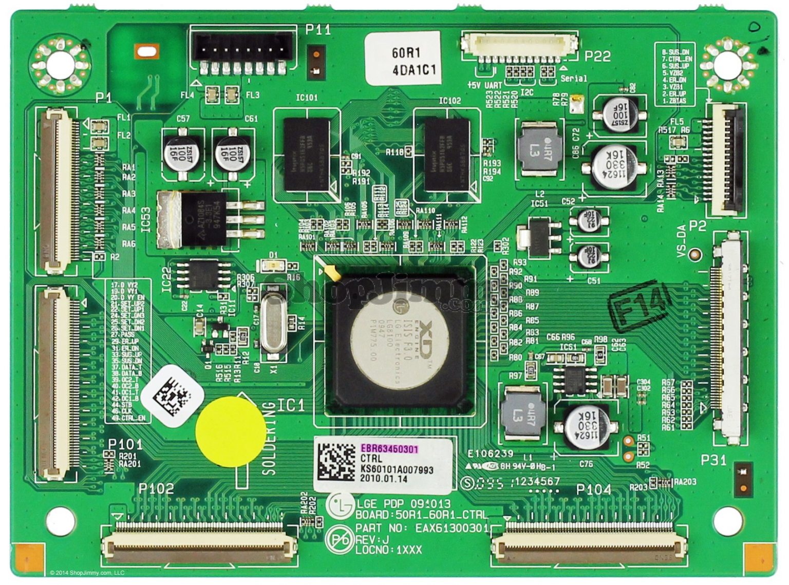 EBR63450301 LG Hand Insert PCB Assembly