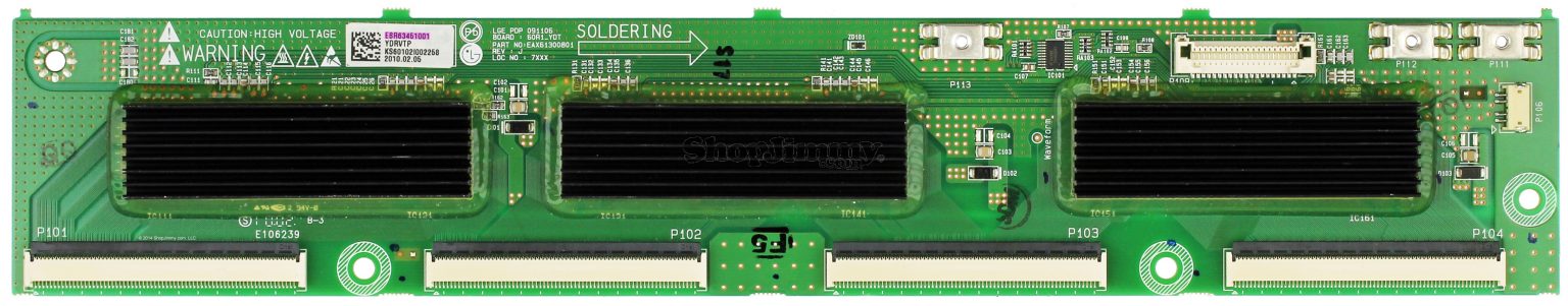 EBR63451001 LG Hand Insert PCB Assembly