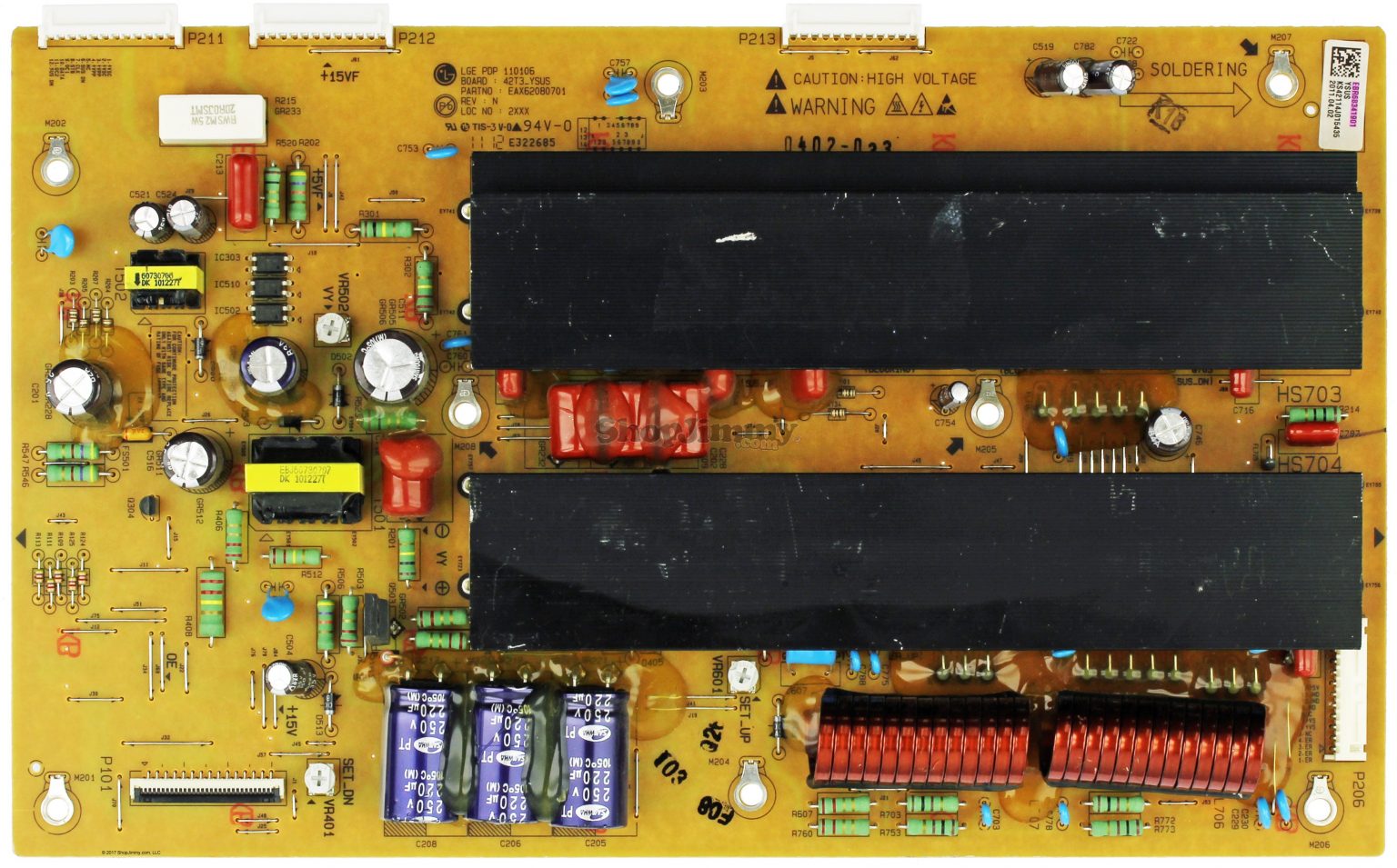 EBR68341901 LG Hand Insert PCB Assembly