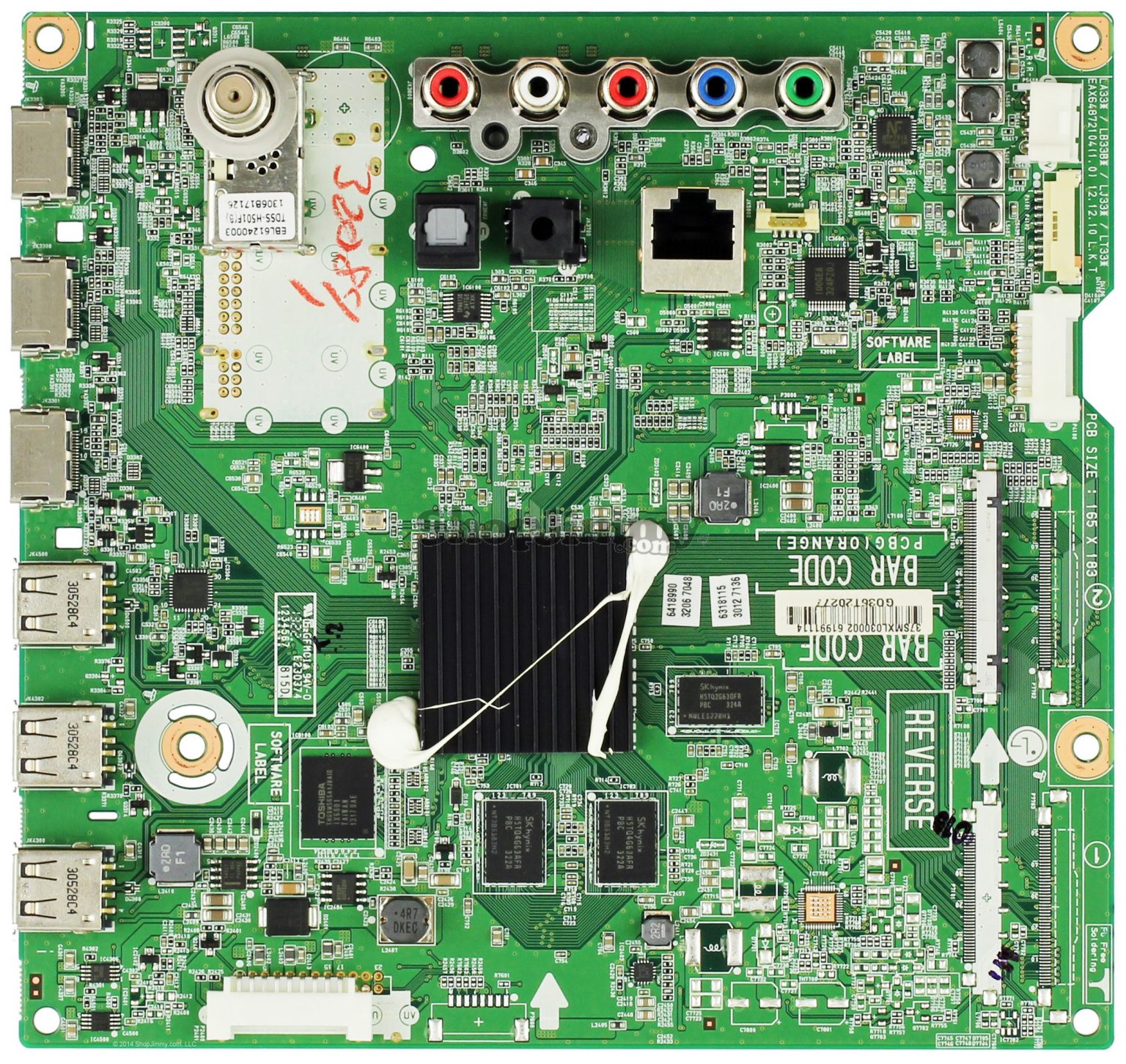 EBR76777303 LG Power Control Board (PCB Assembly)