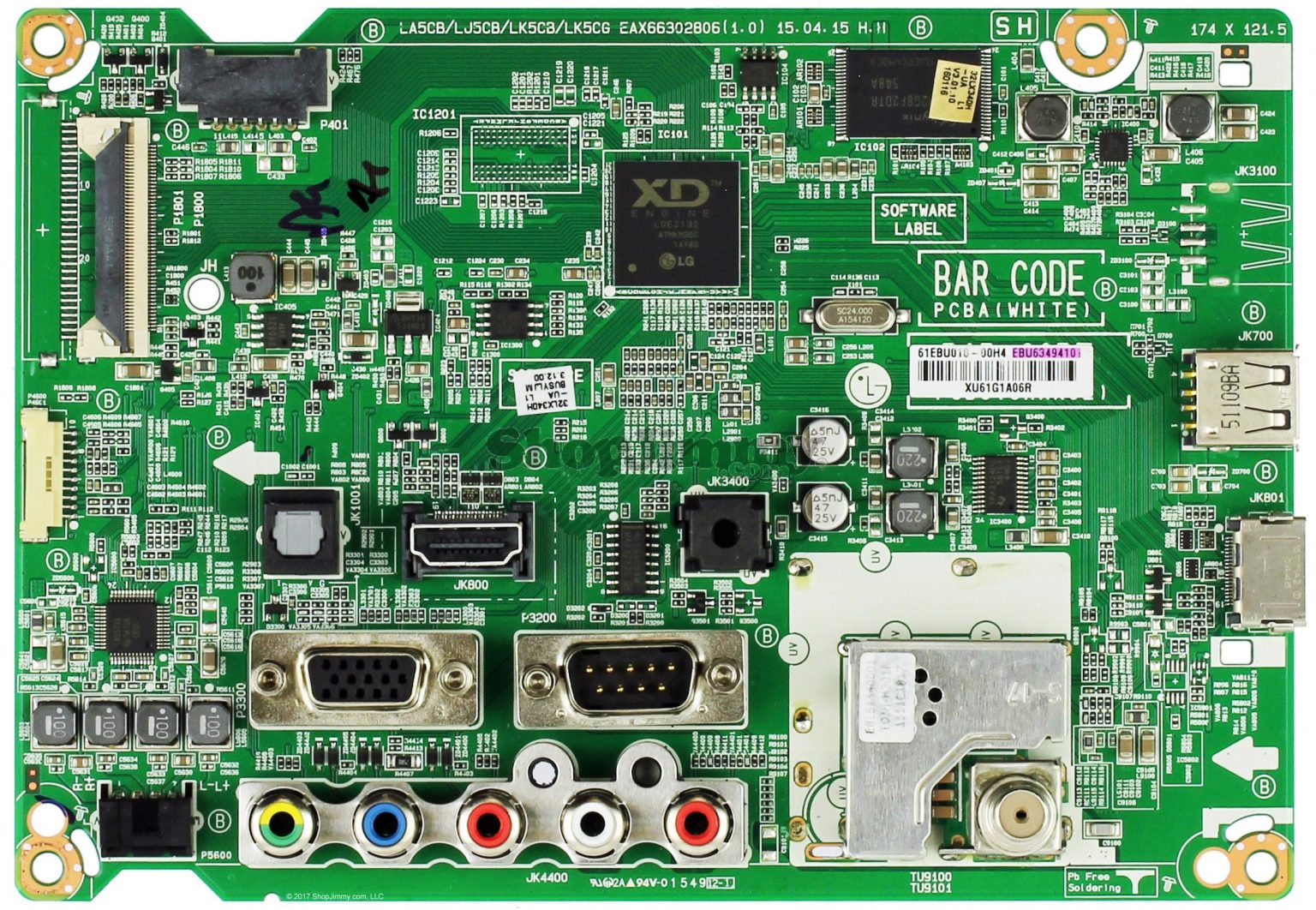 EBU63494101 LG BPR Total Assembly