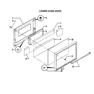Dacor 700085 HANDLE ASSY, 36-INCH CHROME