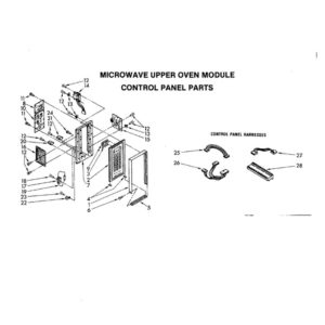 Dacor 701485 SERVICE KIT, TOP FRAME