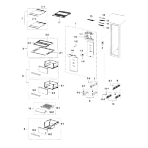 Samsung DA97-14797A ASSY SHELF FOLDER;FSR-CD