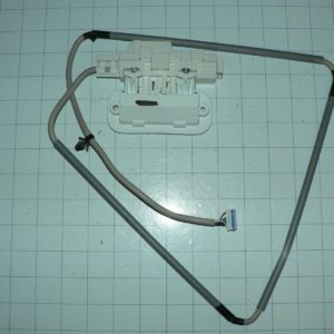 Whirlpool W10093806 BEZEL, LID LOCK JADE GREY