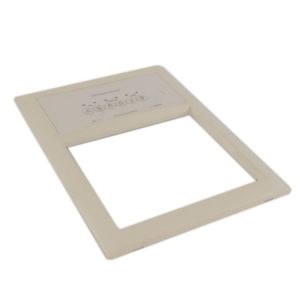 Whirlpool W10128067 FRONT COVER ASSY, WHITE