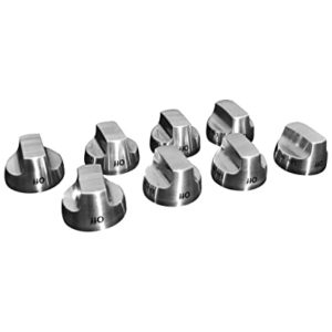Whirlpool W10231704 SS KNOBS KIT, 6 BURNERS GRIL