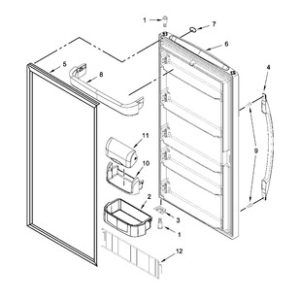 Whirlpool W10746794 DOOR, FOAMED-IN PANEL