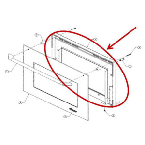 Dacor 12684-001 DOOR LINER ASSY, 30-INCH