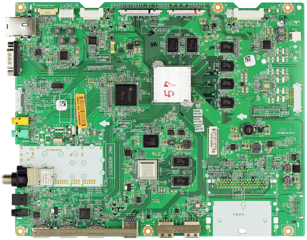 EBT62837401 LG Main Board Chassis Assembly