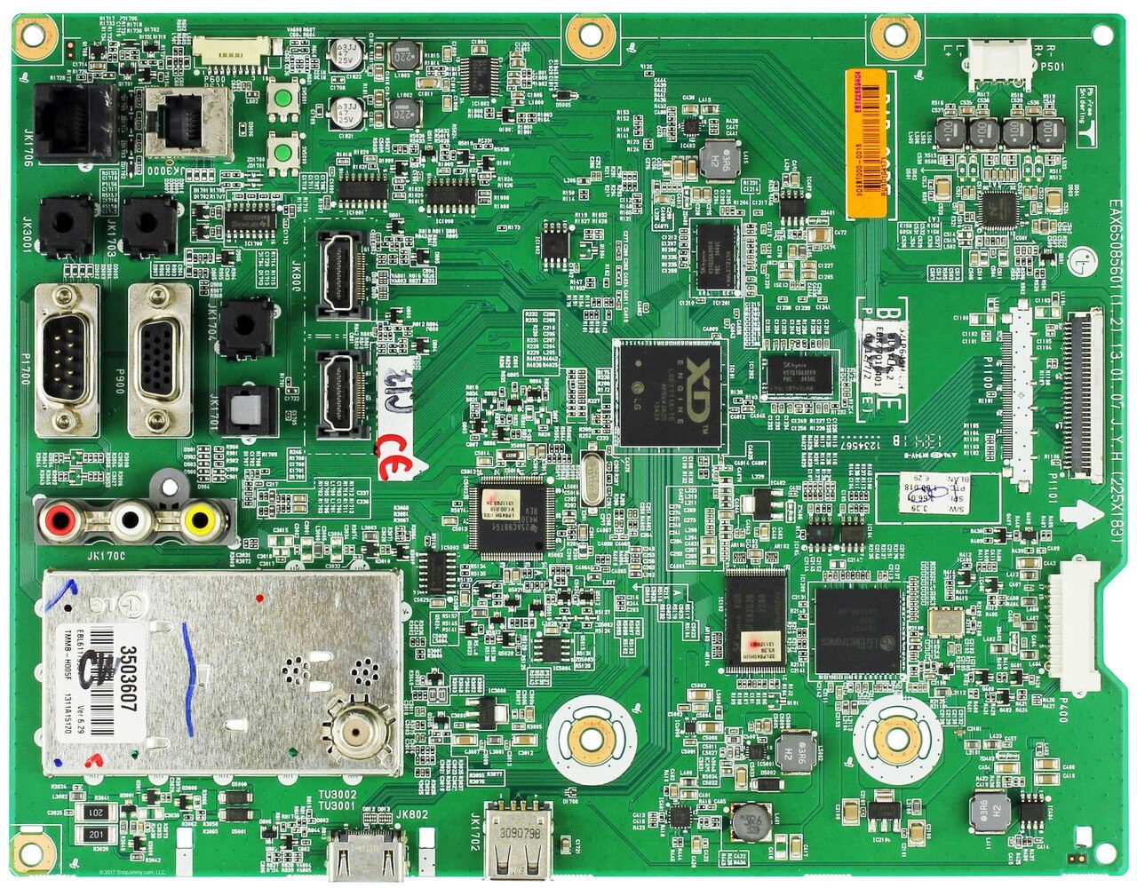 EBT62559404 LG Main Board Chassis Assembly