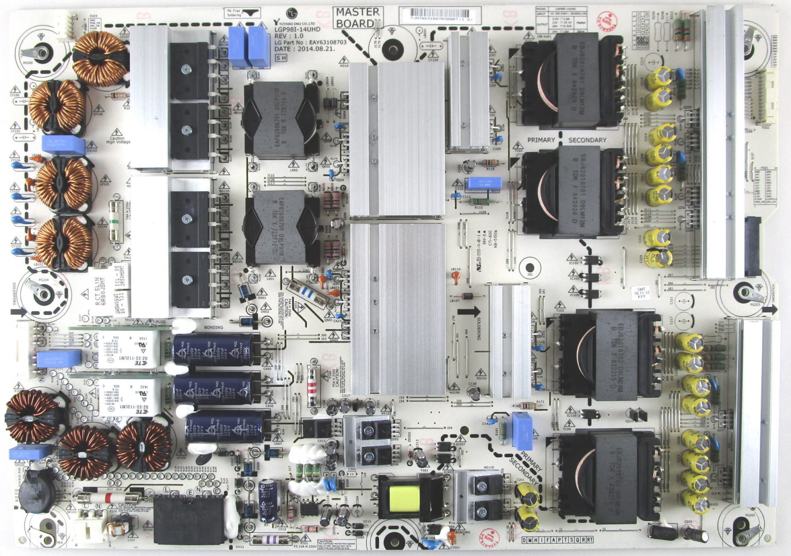 EAY63108703 LG Power Supply Board Assembly