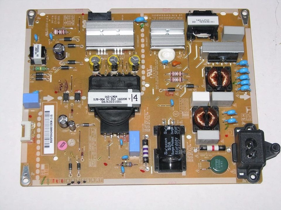 EAY64348601 LG Power Supply Board Assembly