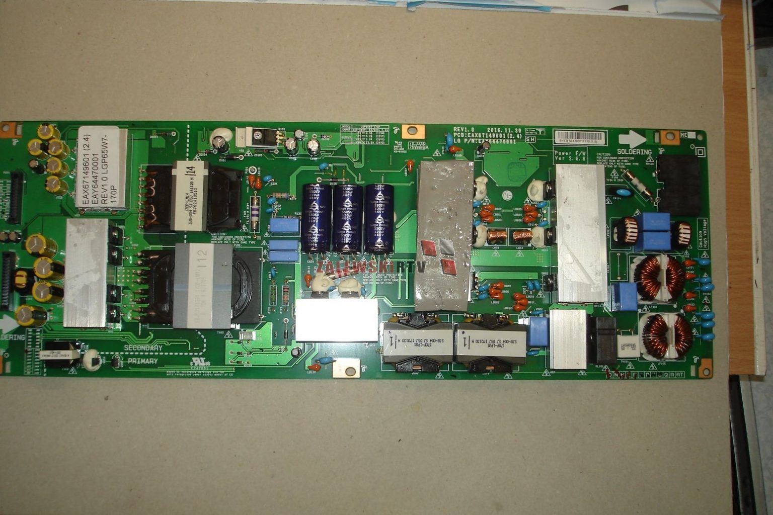 EAY64470001 LG Power Supply Board Assembly