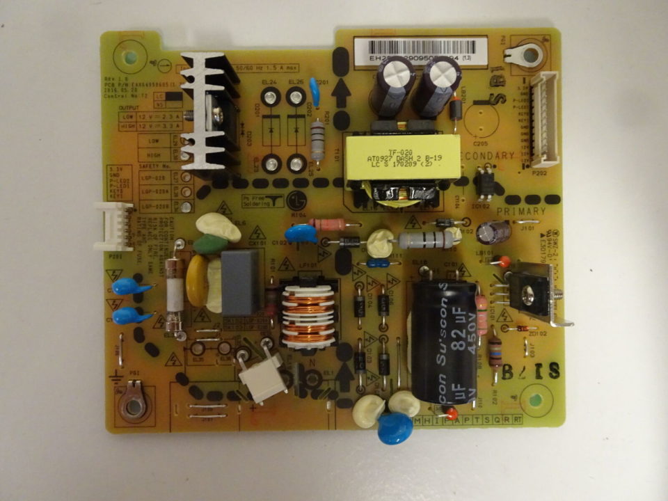 EAY62909505 LG Power Supply Board Assembly