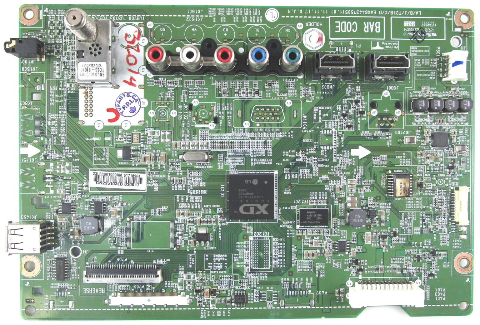 EBU61718901 LG BPR Total Assembly