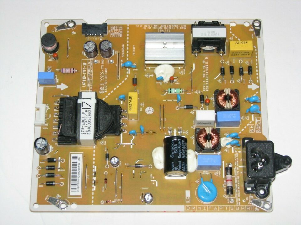 EAY64529806 LG Power Supply Board Assembly